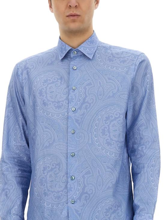 25SS 에트로 긴팔 셔츠 MRIB0001 99SA493X0880 Blue - ETRO