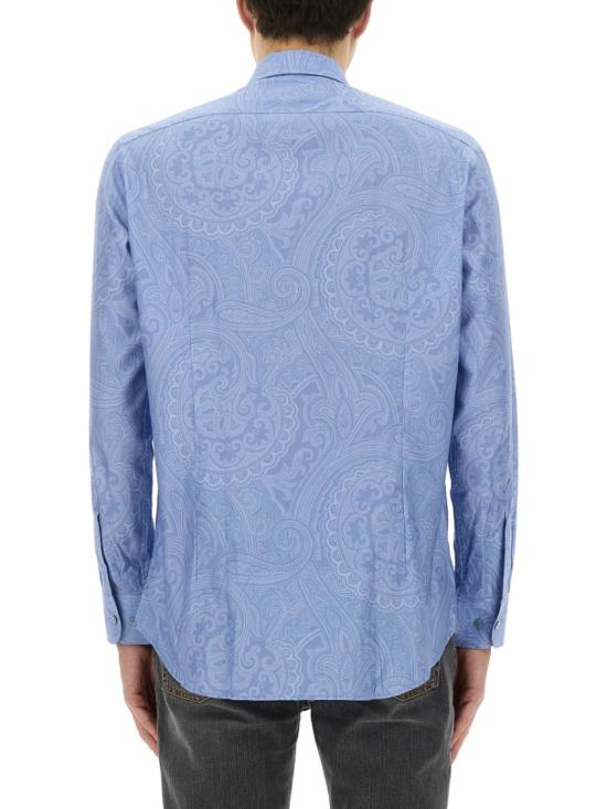 25SS 에트로 긴팔 셔츠 MRIB0001 99SA493X0880 Blue - ETRO