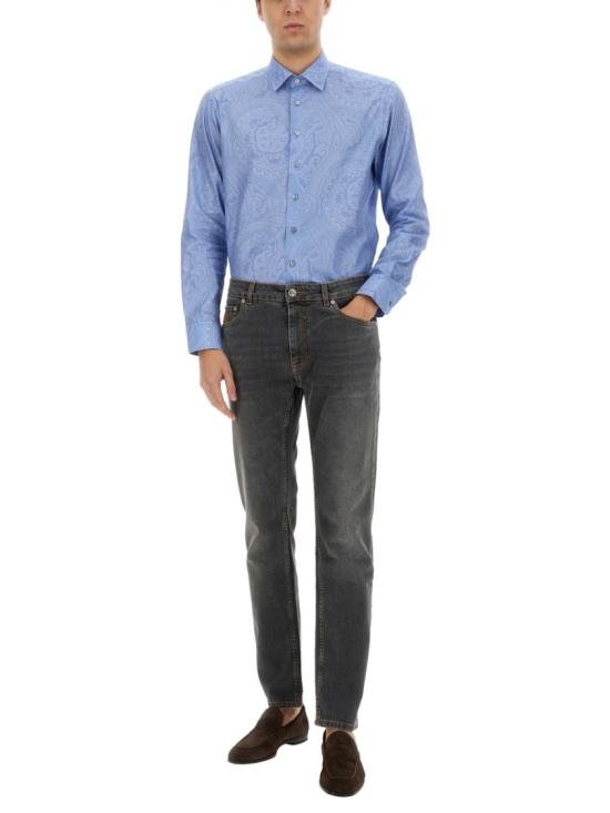 25SS 에트로 긴팔 셔츠 MRIB0001 99SA493X0880 Blue - ETRO