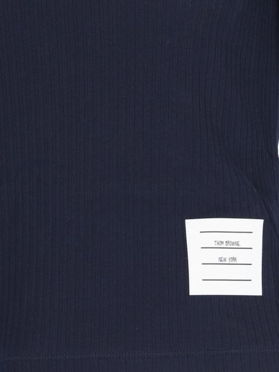  톰브라운 반팔 티셔츠 FJS143A J0066415 Blue - THOM BROWNE