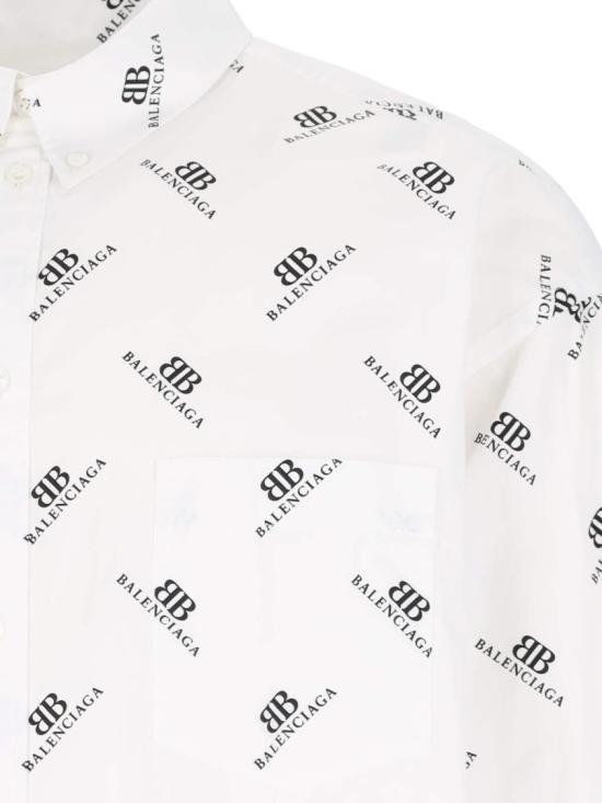  발렌시아가 긴팔 셔츠 662983 TQL149040 White - BALENCIAGA