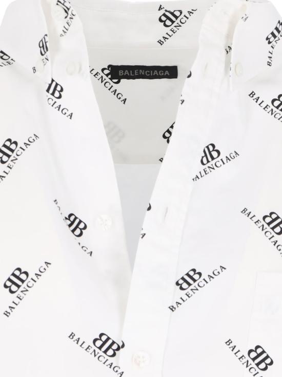  발렌시아가 긴팔 셔츠 662983 TQL149040 White - BALENCIAGA