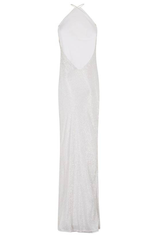 25SS 아멘쿠튀르 롱 원피스 AMS25501 096 White - AMEN COUTURE