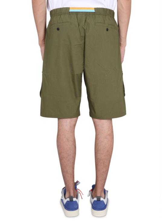  마르셀로 불론 숏팬츠 CMCS001 S23FAB0015610 Green - MARCELO BURLON