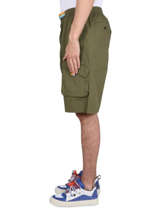  마르셀로 불론 숏팬츠 CMCS001 S23FAB0015610 Green - MARCELO BURLON