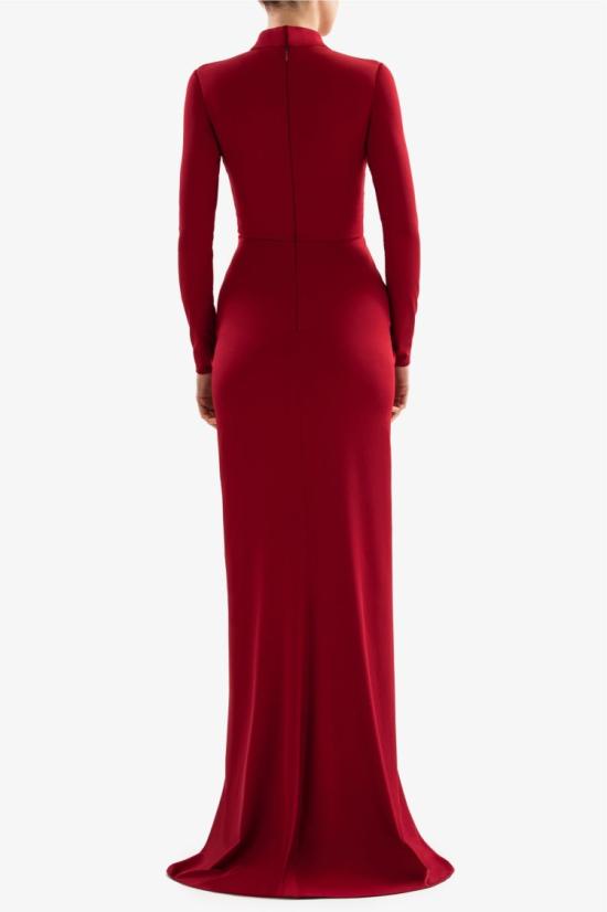  사이드 코베이시 롱 원피스 저지 플리츠 롱 드레스 - SAIID KOBEISY