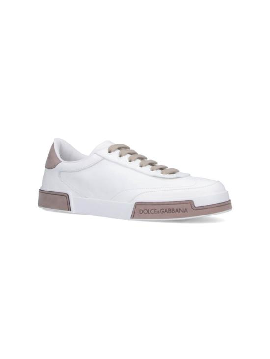  돌체앤가바나 카프스킨 포르토피노 요트 스니커즈 A20190 A66788S375 White - DOLCE & GABBANA