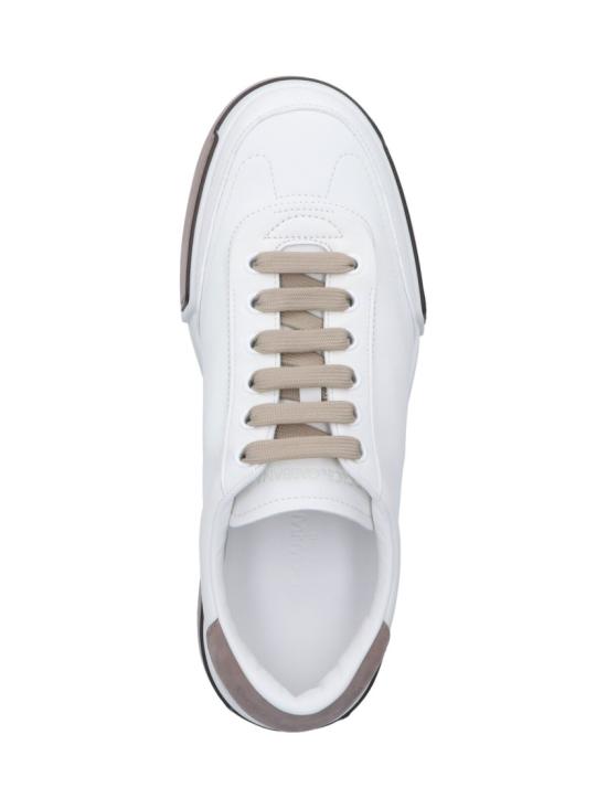  돌체앤가바나 카프스킨 포르토피노 요트 스니커즈 A20190 A66788S375 White - DOLCE & GABBANA