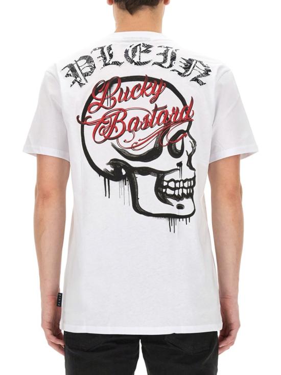  필립 플레인 반팔 티셔츠 MTK6398 PJY002N01 White - PHILIPP PLEIN