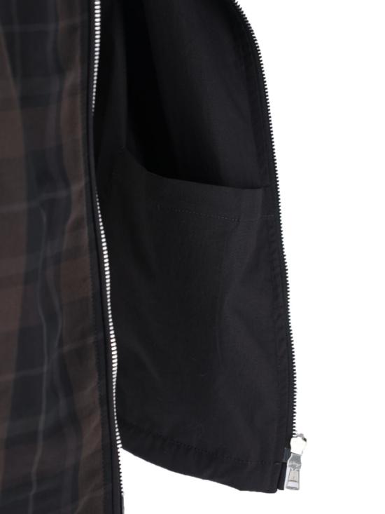 25SS 아워레가시 후드 티셔츠 M2251RBSCBLACK SHADOW CHECK Black - OUR LEGACY
