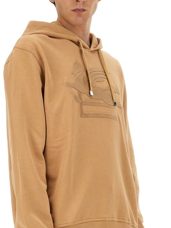  에트로 후드 티셔츠 MRMB0008 AJ184M2006 Neutrals - ETRO