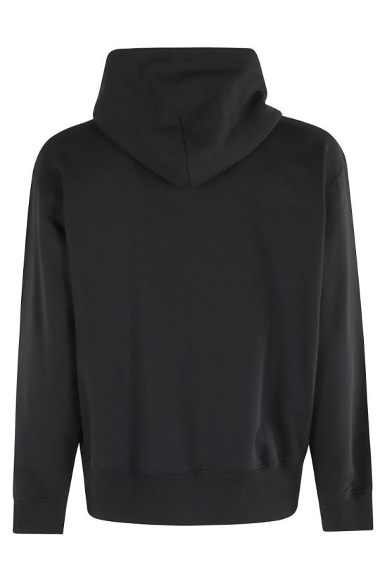 25FW 디젤 S 맥스 후드 Od 메탈릭 로고 후드 티셔츠  A09856 0BMBJ 097 Black - DIESEL