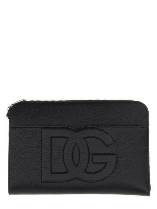  돌체앤가바나 Medium deerskin 파우치 BM2338 A803480999 Black