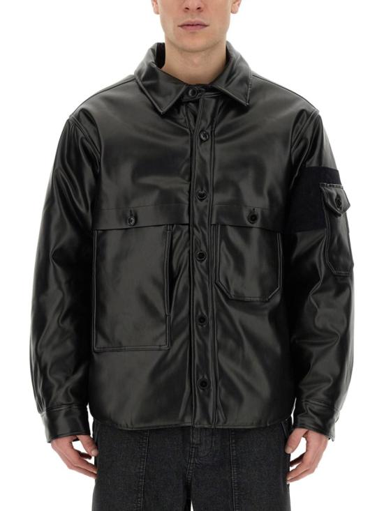  아이에 가죽 자켓 NS927 BLACK Black