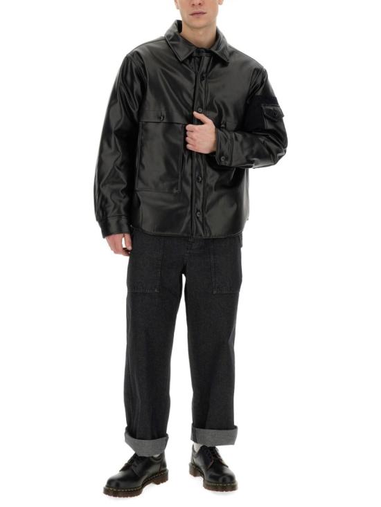  아이에 가죽 자켓 NS927 BLACK Black - AIE