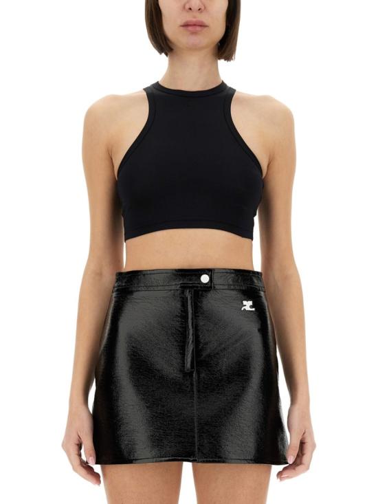  쿠레쥬 민소매 티셔츠 125JBR056 PA00439999 Black