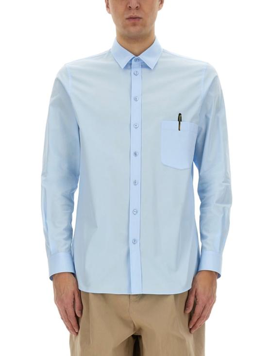 25SS 모스키노 긴팔 셔츠 02390235 1293 Blue