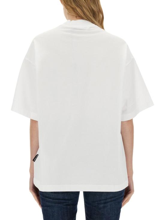  팜앤젤스 반팔 티셔츠 PWAA017 R24JER0020110 White - PALM ANGELS