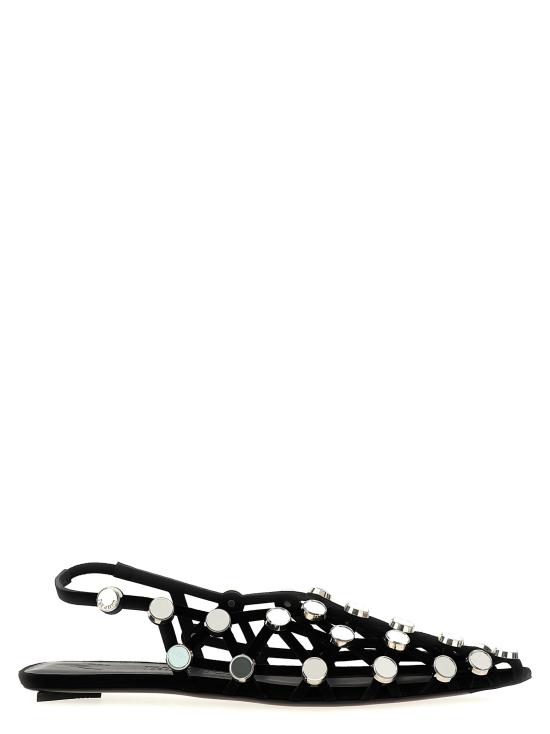 25SS 디 아티코 플랫 슈즈 246WSH00801100 Black