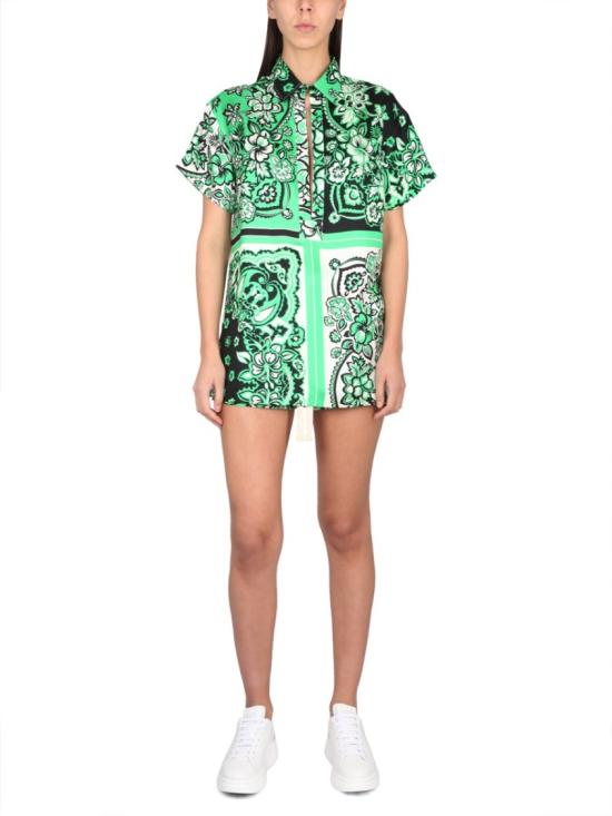  레드발렌티노 셔츠 2R0AAE25 6SN505 Green - RED VALENTINO