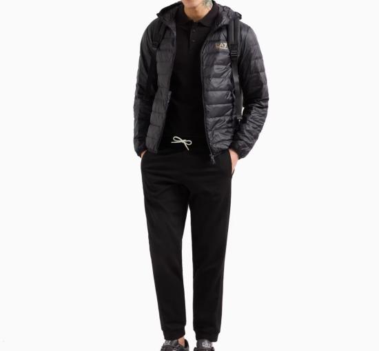  엠포리오 아르마니 숏패딩 8NPB24 PNGPZ 208 Black - EMPORIO ARMANI