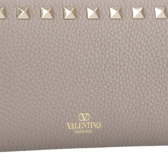  발렌티노 가라바니 락스터드 지퍼 장지갑 5W2P0645VSHNB9 Grey - VALENTINO GARAVANI