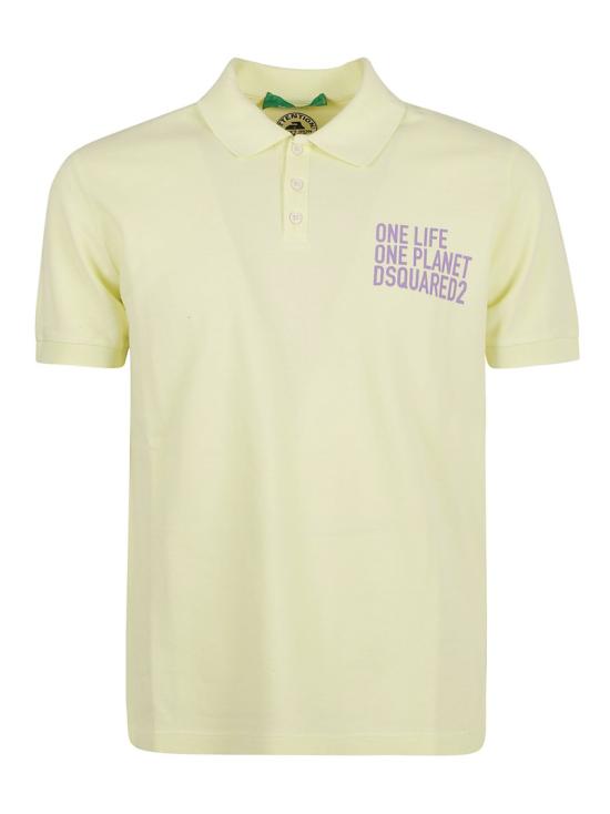  디스퀘어드2 폴로 티셔츠 S78GL0021S24571169 Yellow