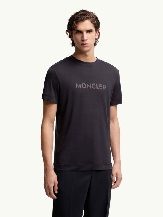 25FW 몽클레어 긴팔 셔츠 K20918C0002889B2Q 742 MIDNIGHT BLUE - MONCLER