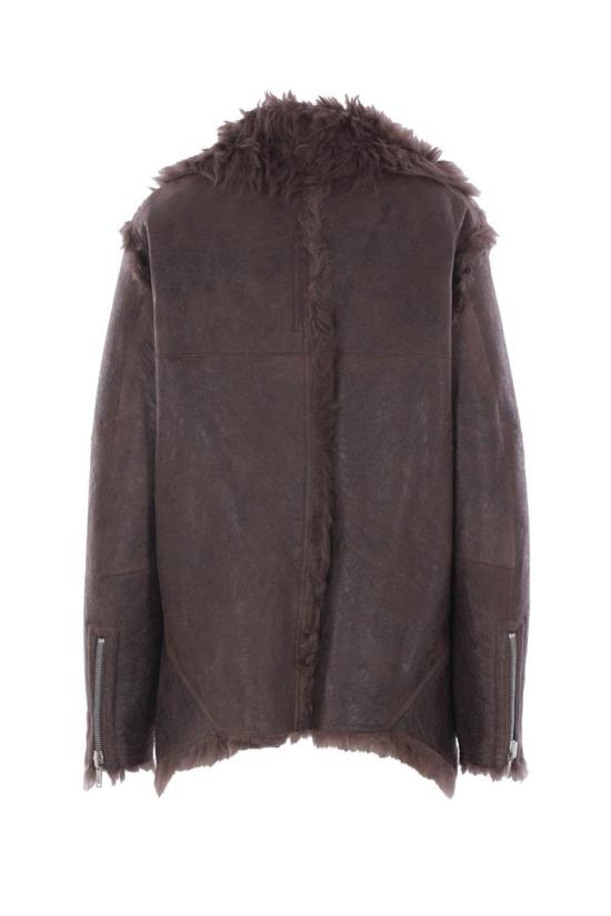 25FW 릭 오웬스 가죽 자켓 RP02E4722LSHTR78 DARK DUST - RICK OWENS