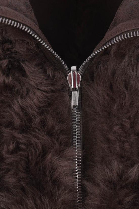 25FW 릭 오웬스 가죽 자켓 RP02E4722LSHTR78 DARK DUST - RICK OWENS