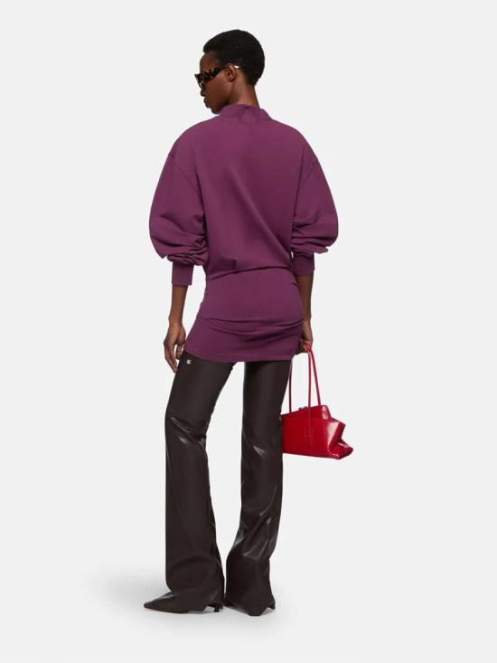 25FW 디 아티코 숏 원피스 251WCA00393JJF006AA 114BURGUNDY Purple - THE ATTICO