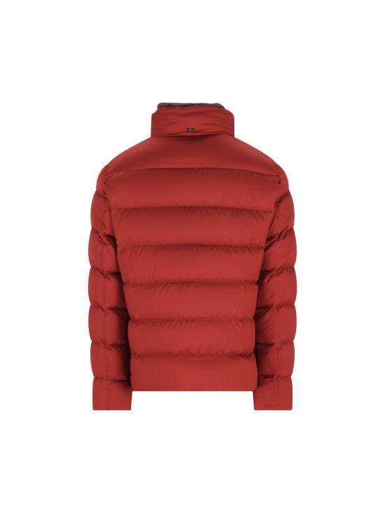 25FW 에르노 아렌델레 포 퍼 봄버 다운 자켓 아렌델레 포 퍼 봄버 다운  PI001019U12414Z6705 AI25 Red - HERNO