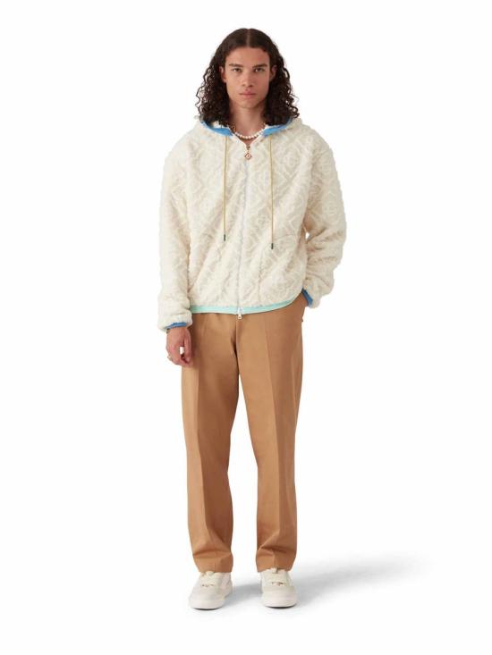 25FW 카사블랑카 자켓 MPF25JTP373 01OFF WHITE Beige - CASABLANCA