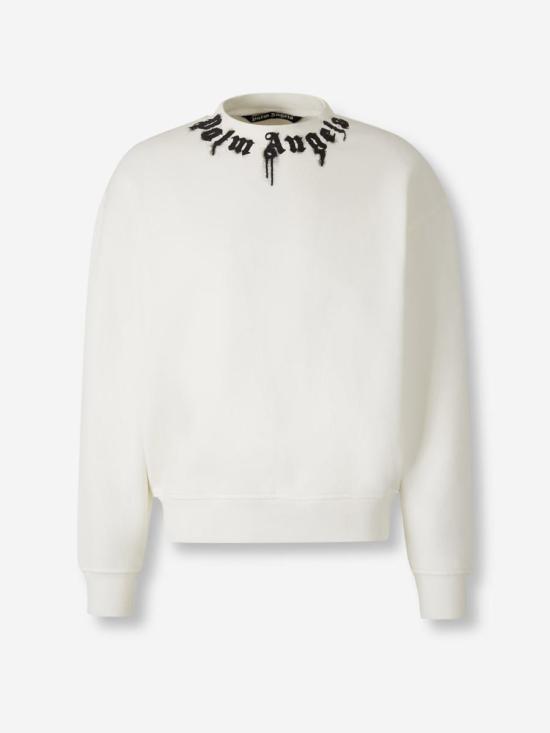 25FW 팜앤젤스 스웨터 PMBA08HF25FLE003 0310OFF WHITE BLACK