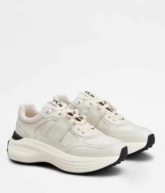 25FW 토즈 레더 스니커즈 XXW81L0JP40JUSB009B009 Beige - TODS