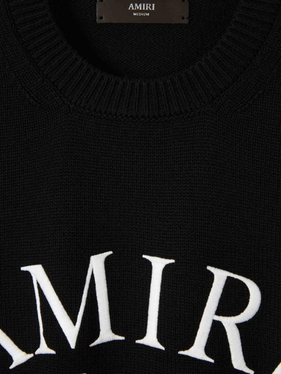 25FW 아미리 스웨터 AMKNCW1022 001BLACK Black - AMIRI