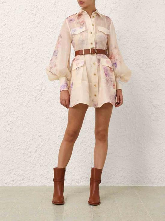 25FW 짐머만 미디 원피스 5153DF251 CRFCreamFloral FLORAL - ZIMMERMANN