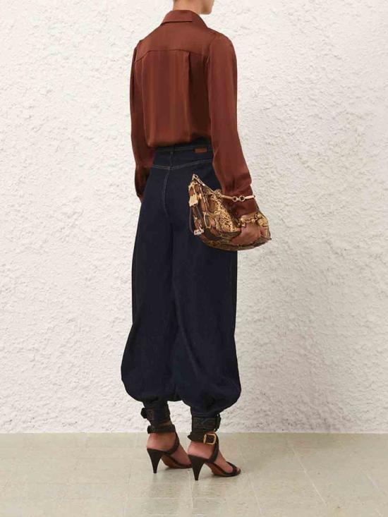 25FW 짐머만 블라우스 5747TF251 TANTan Brown - ZIMMERMANN