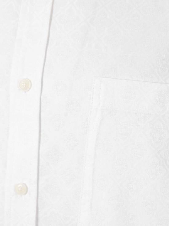 25FW 카사블랑카 긴팔 셔츠 MPF25SH213 01WHITE MONOGRAM - CASABLANCA