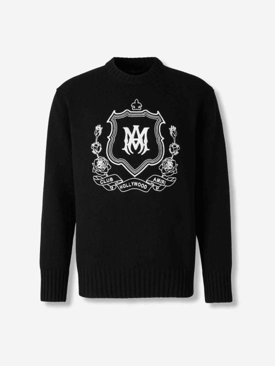 25FW 아미리 스웨터 AMKNCW1101 BLACK Black