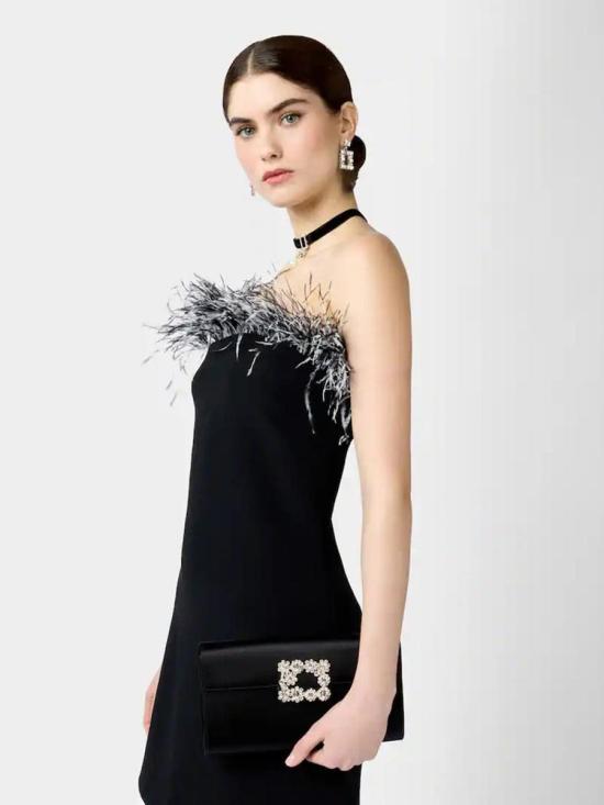 25FW 로저비비에 클러치/파우치 RBWAMFDN200RS0 B999NERO Black - ROGER VIVIER