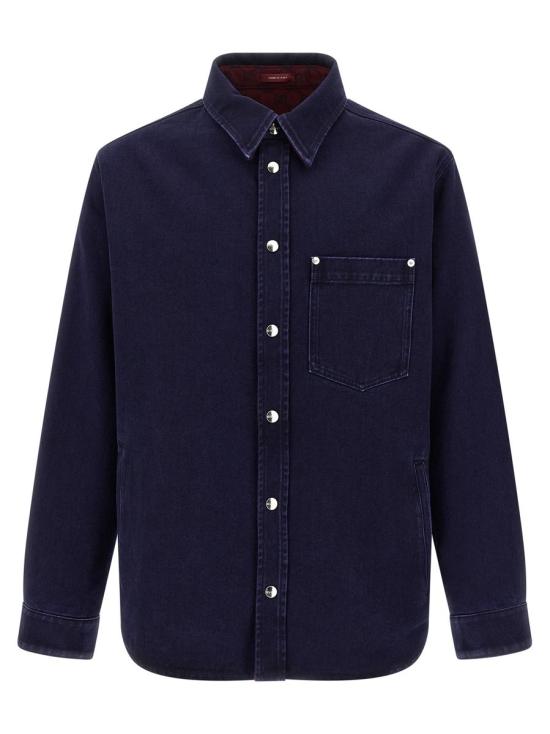 25FW 구찌 리버서블 데님 플란넬 셔츠 835282XDDB64447 BLUE