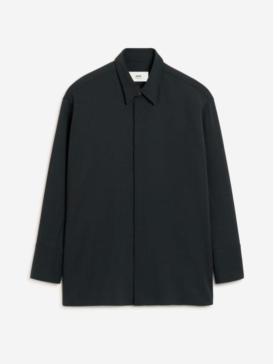 25FW 아미 긴팔 셔츠 HSH782 WV0067 020ANTHRACITE Black