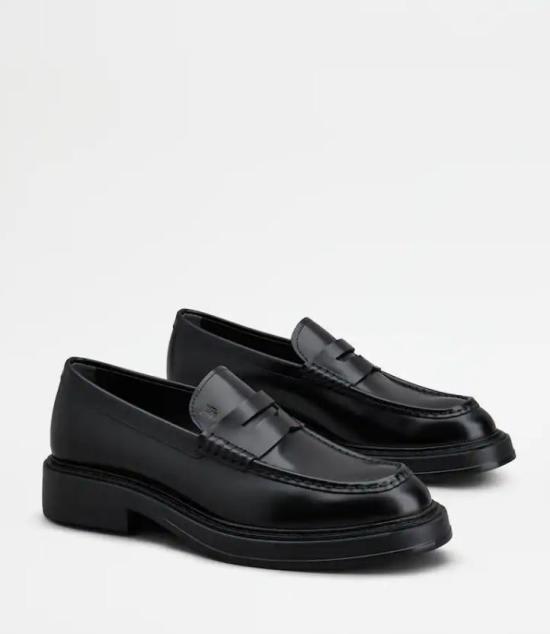 25FW 토즈 로퍼 XXM61K0AI40LYGB999B999 Black - TODS