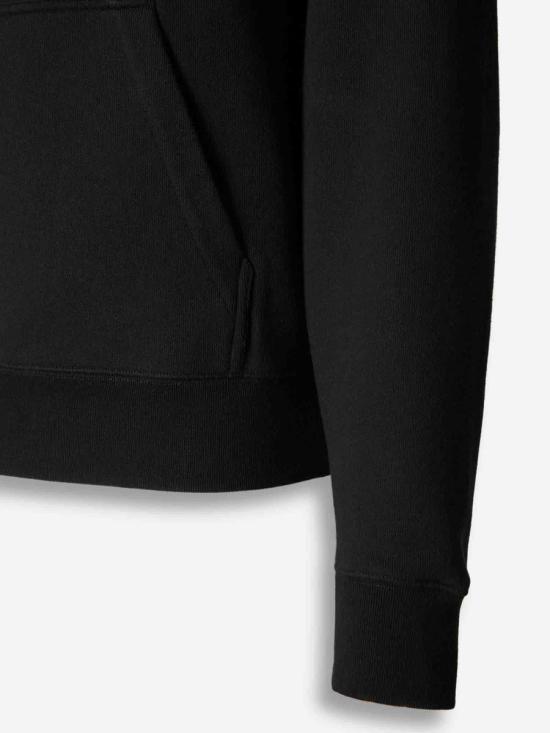 25FW 버버리 EKD 체크 코튼 후드 티셔츠 8116060 A1189BLACK Black - BURBERRY