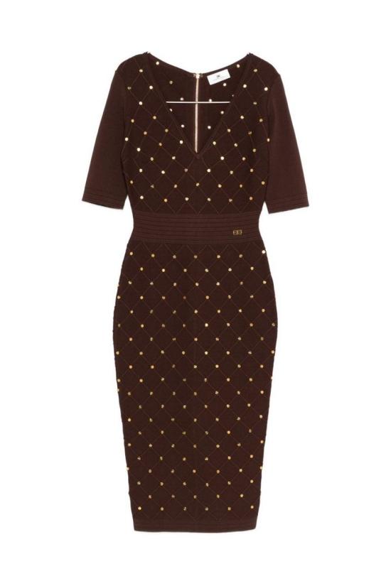 25FW 엘리자베타프랜치 미디 원피스 AM26S57E2EA3 BROWN