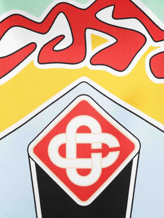 25FW 카사블랑카 긴팔 셔츠 MPF25SH003 06GRAPHIC MOUNTAIN Multicolor - CASABLANCA