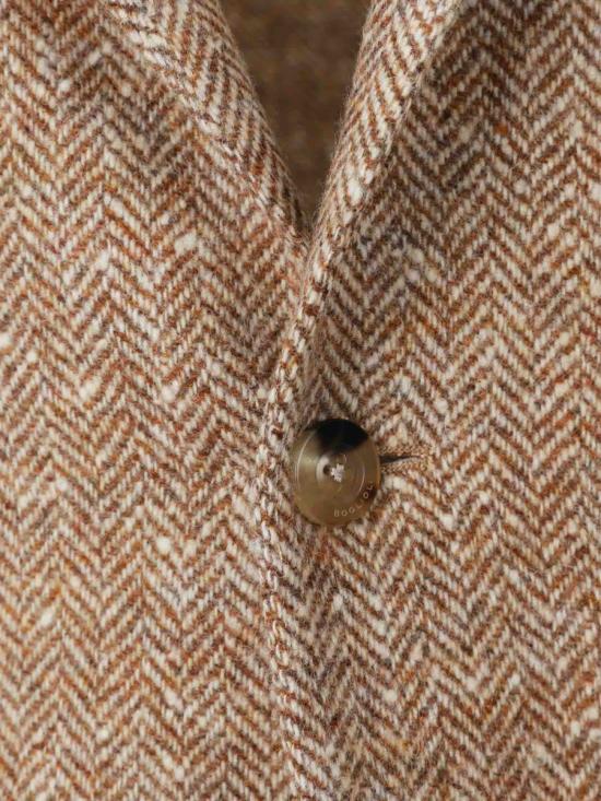 25FW 볼리올리 수트 자켓 N2902 330SPIGA BEIGE NARANJA Brown - BOGLIOLI