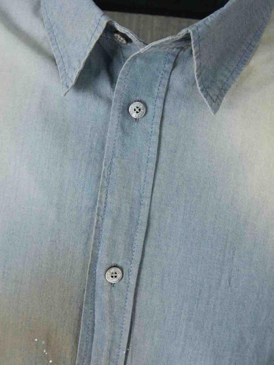 25FW 아크네 스튜디오 긴팔 셔츠 FN MN SHIR000870 228LIGHT BLUE LIGHT DENIM BLUE - ACNE STUDIOS