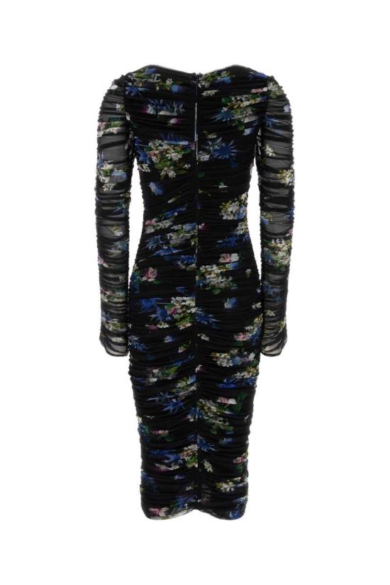 25FW 블루마린 미디 원피스 4A358A F9905 FLORAL - BLUMARINE